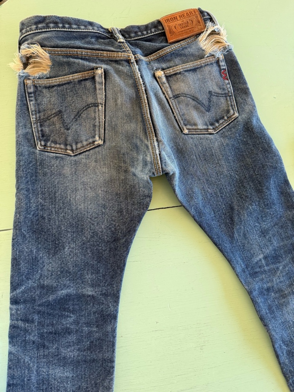 Iron Heart IH-555-01 Men's Jeans - Picture 2 of 9